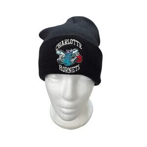 Charlotte Hornets Black Beanie One Size Budweiser Embroidered Knit Toque NBA